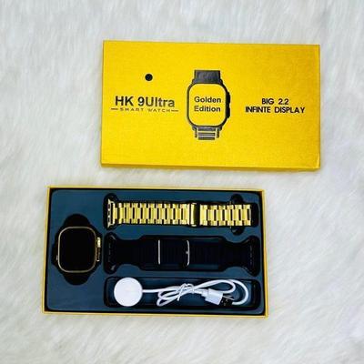 HK - 09 Smart Watch Ultra Golden Edition - 1 Pcs - My Store