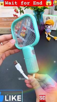 1 Pc Electric Mosquito Swatter - Ultimate Pest Control Solution in White - My Store