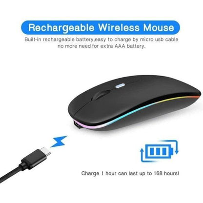HP W10 Dual Mode Wireless Mouse – Bluetooth + 2.4GHz | Slim Design, Long Battery Life - My Store
