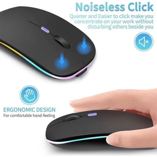 HP W10 Dual Mode Wireless Mouse – Bluetooth + 2.4GHz | Slim Design, Long Battery Life - My Store