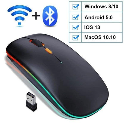 HP W10 Dual Mode Wireless Mouse – Bluetooth + 2.4GHz | Slim Design, Long Battery Life - My Store