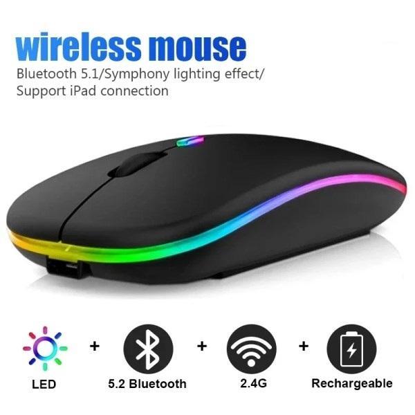 HP W10 Dual Mode Wireless Mouse – Bluetooth + 2.4GHz | Slim Design, Long Battery Life - My Store