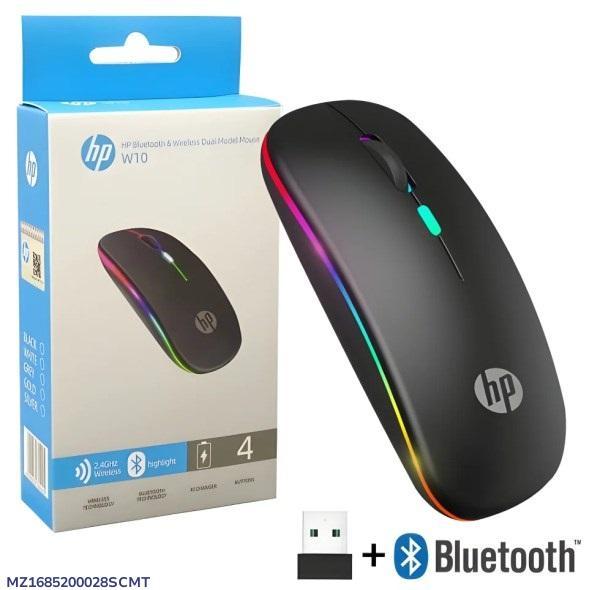 HP W10 Dual Mode Wireless Mouse – Bluetooth + 2.4GHz | Slim Design, Long Battery Life - My Store