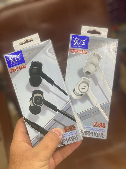 Clear Voice Wired Earphones Black - My Store