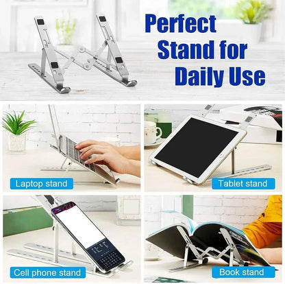 Portable Adjustable Foldable Laptop Stand - Perfect for Home & Travel - My Store
