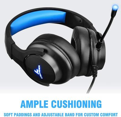 Lycander LGH - 568 Over - Ear Gaming Headset with Mic & LED Lights - My Store