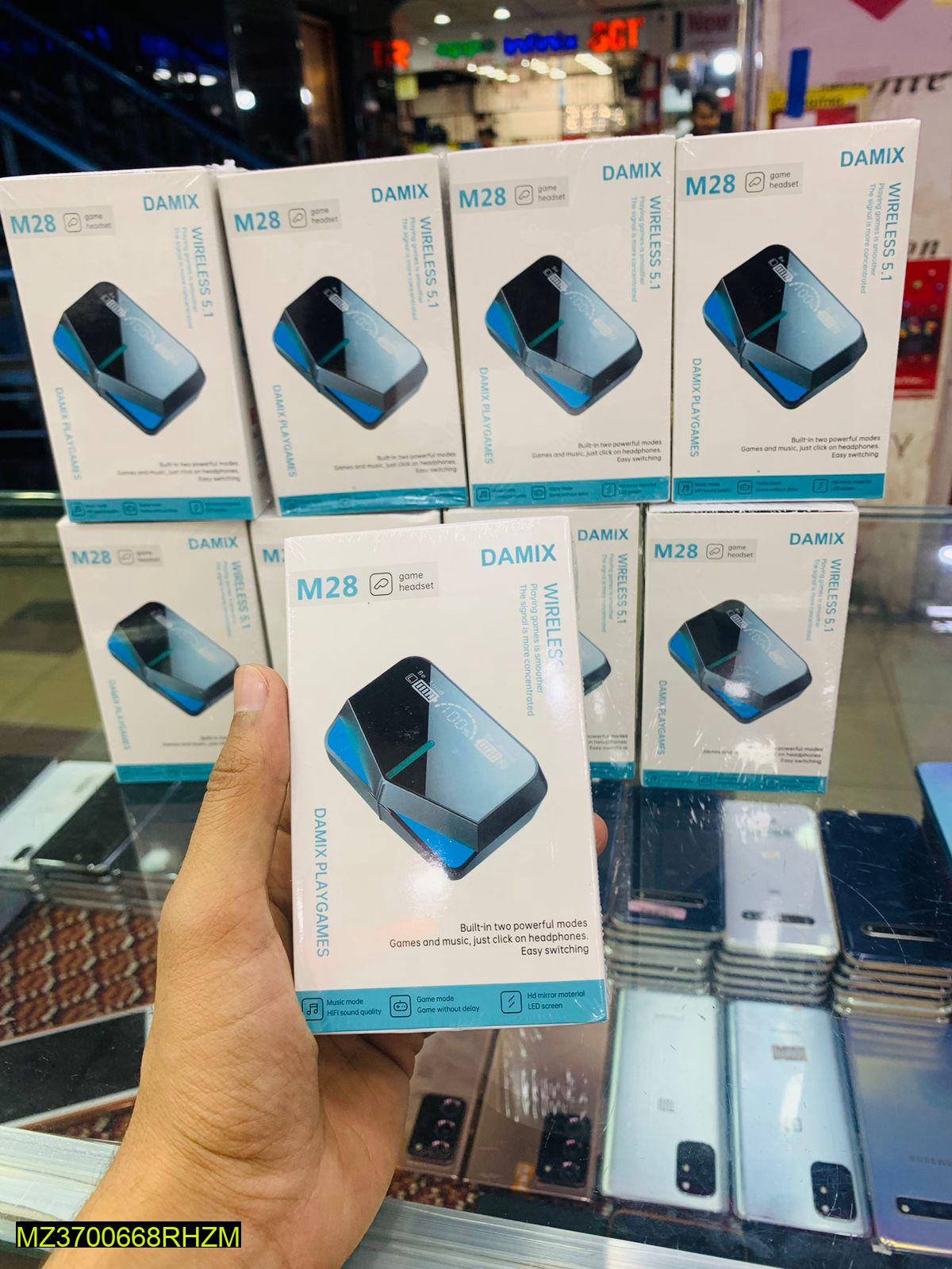 M28 Wireless Gaming Earbuds, Black - My Store